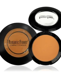 A Three-Color Single-Layer Compact with a Puff And Mirror,