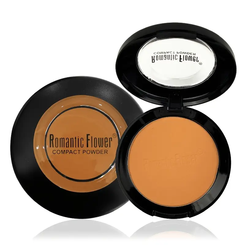A Three-Color Single-Layer Compact with a Puff And Mirror,