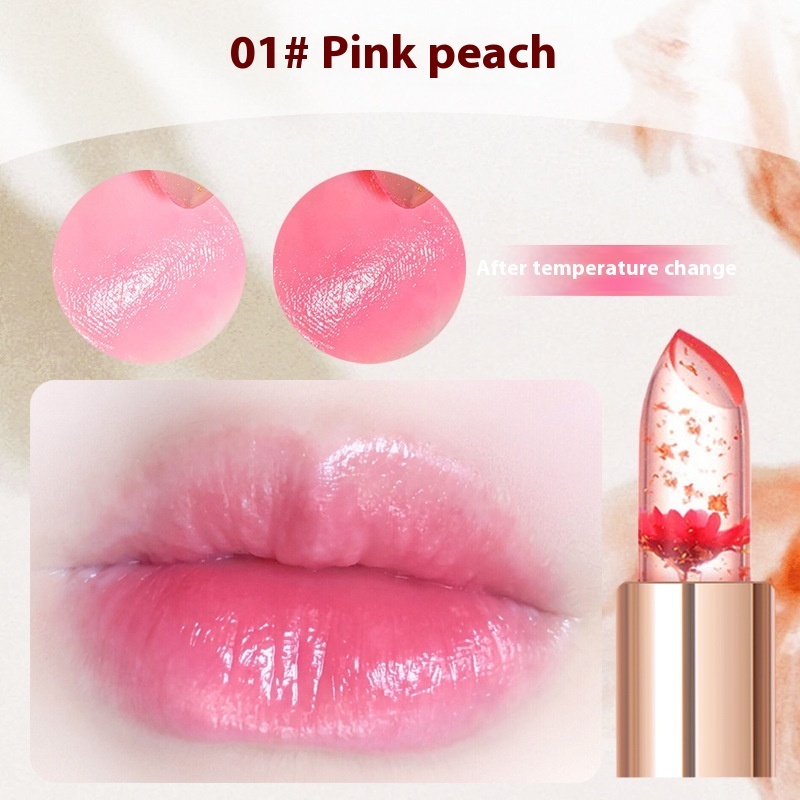 Flower Lipstick Jelly Color Changing Lipstick Moisturizing - Image 8