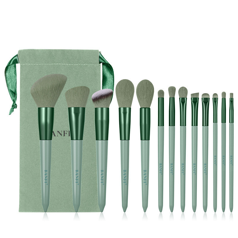 Beauty Brush Set Four Seasons Green