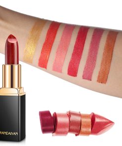 Shiny Metallic Lipstick Pearlescent Color