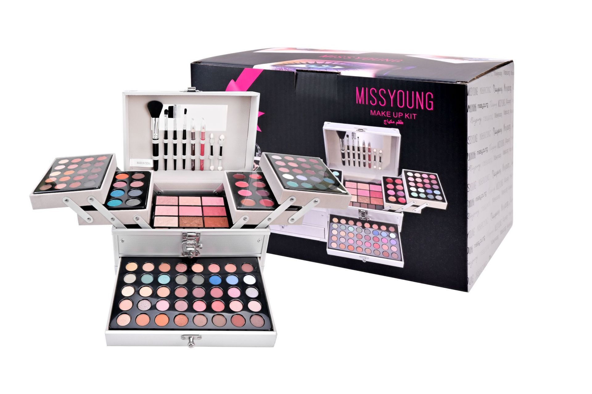 Eye Shadow Plate Blush Combination Makeup Set - Image 9