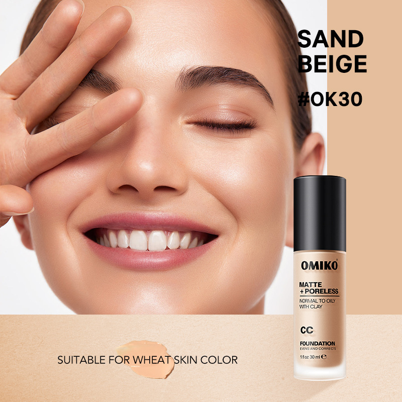 Natural Thorough Liquid Foundation Concealer Lasting - Image 2