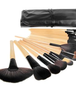 Wooden Handle Makeup Brush Beauty Tool Set