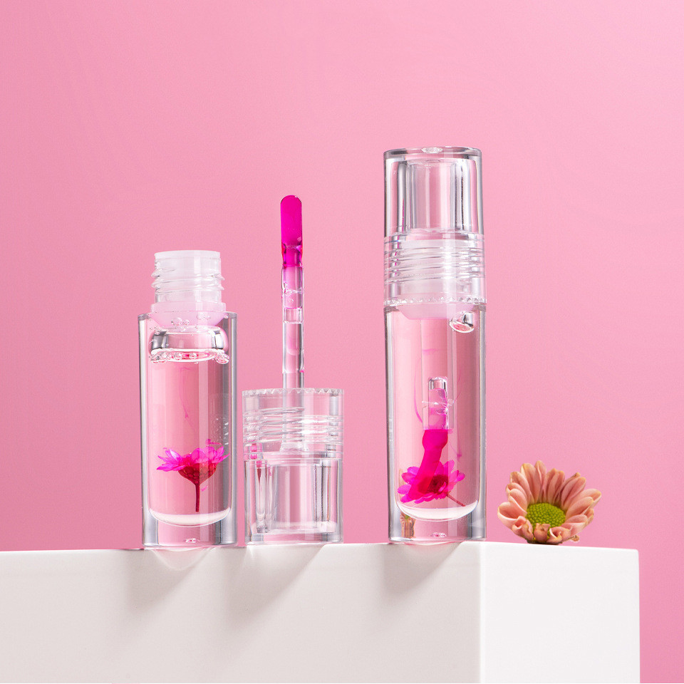 Flower Color Changing Lip Oil Moisturizing Jelly Lipgloss Clear Temperature Change Liquid Lipstick Reduce Lip Line Make Up - Image 5
