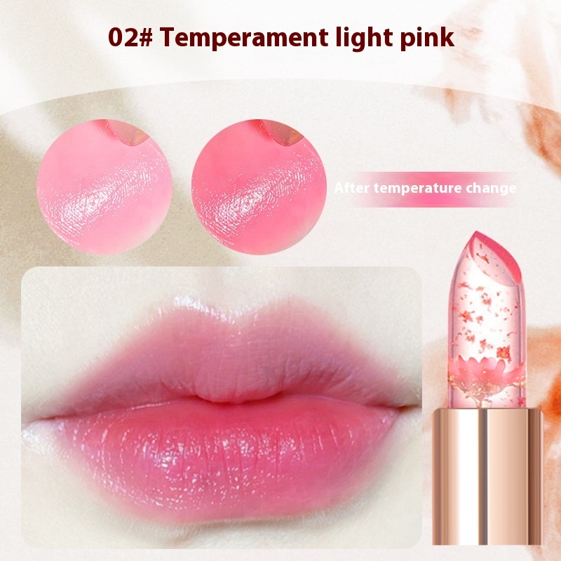 Flower Lipstick Jelly Color Changing Lipstick Moisturizing - Image 3
