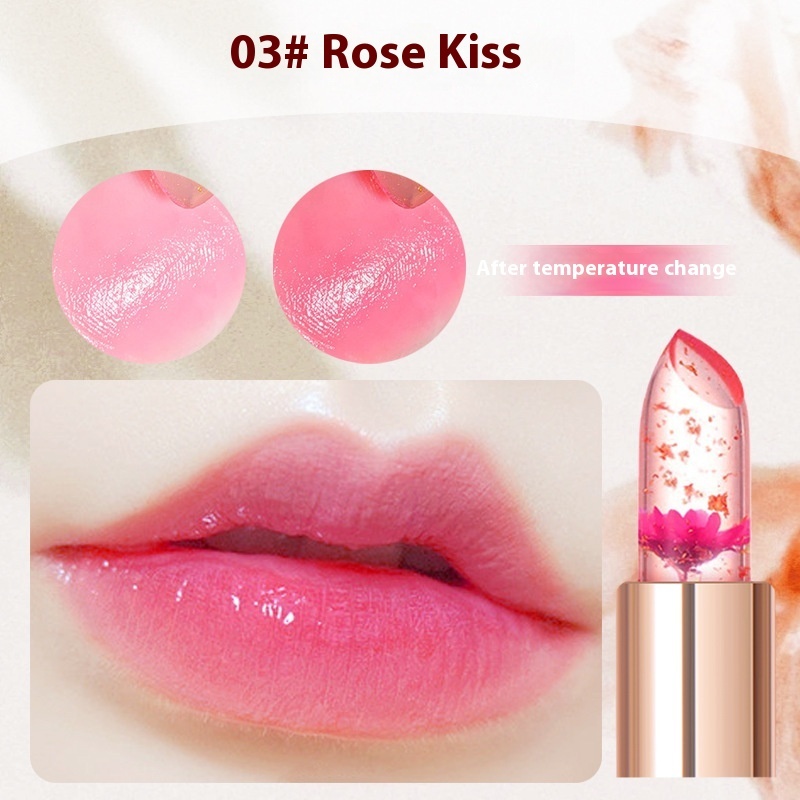 Flower Lipstick Jelly Color Changing Lipstick Moisturizing - Image 4