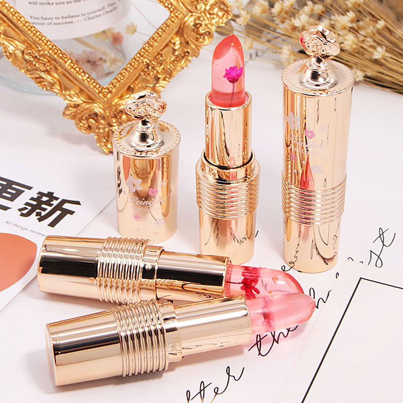 Flower Lipstick Jelly Color Changing Lipstick Moisturizing - Image 2