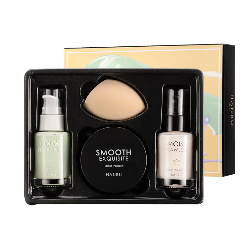Makeup Set 4Pieces Isolated Powder. - Image 4