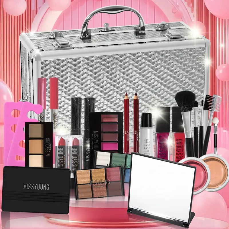 Luxury Silvery Makeup Set - Image 2