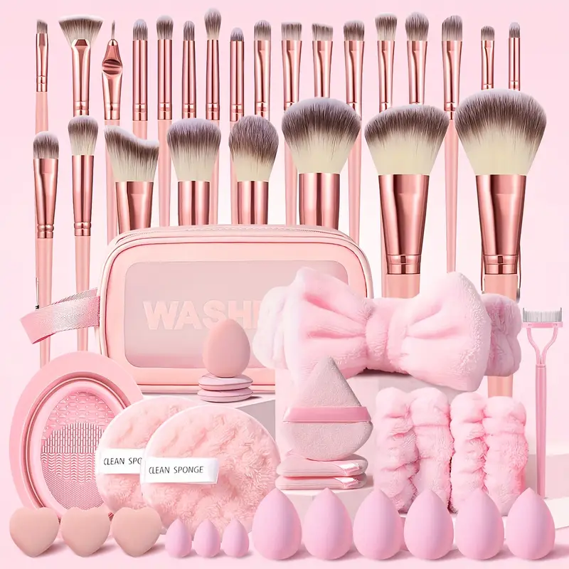 Pink makeup set