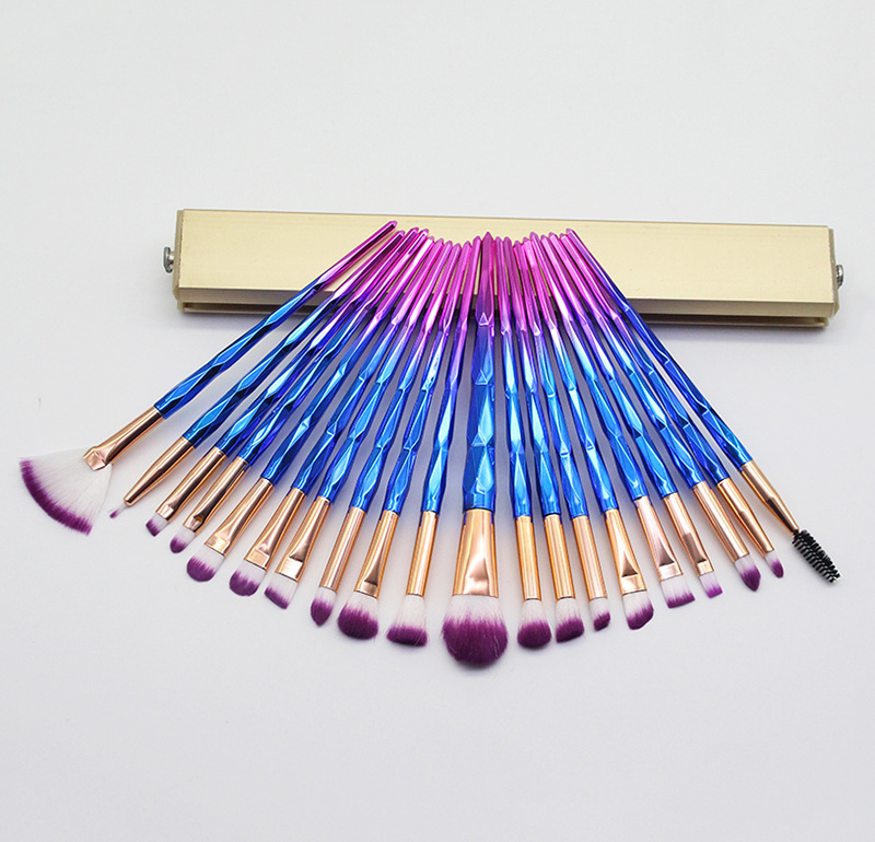 Diamond Colorful Beauty Makeup Brush Utensils - Image 8