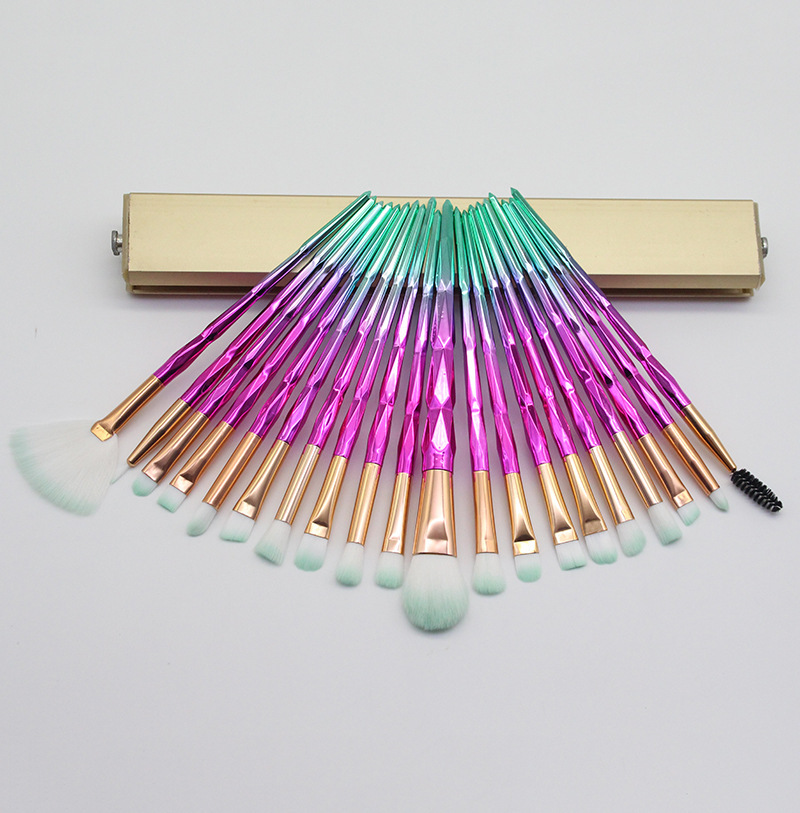 Diamond Colorful Beauty Makeup Brush Utensils - Image 7