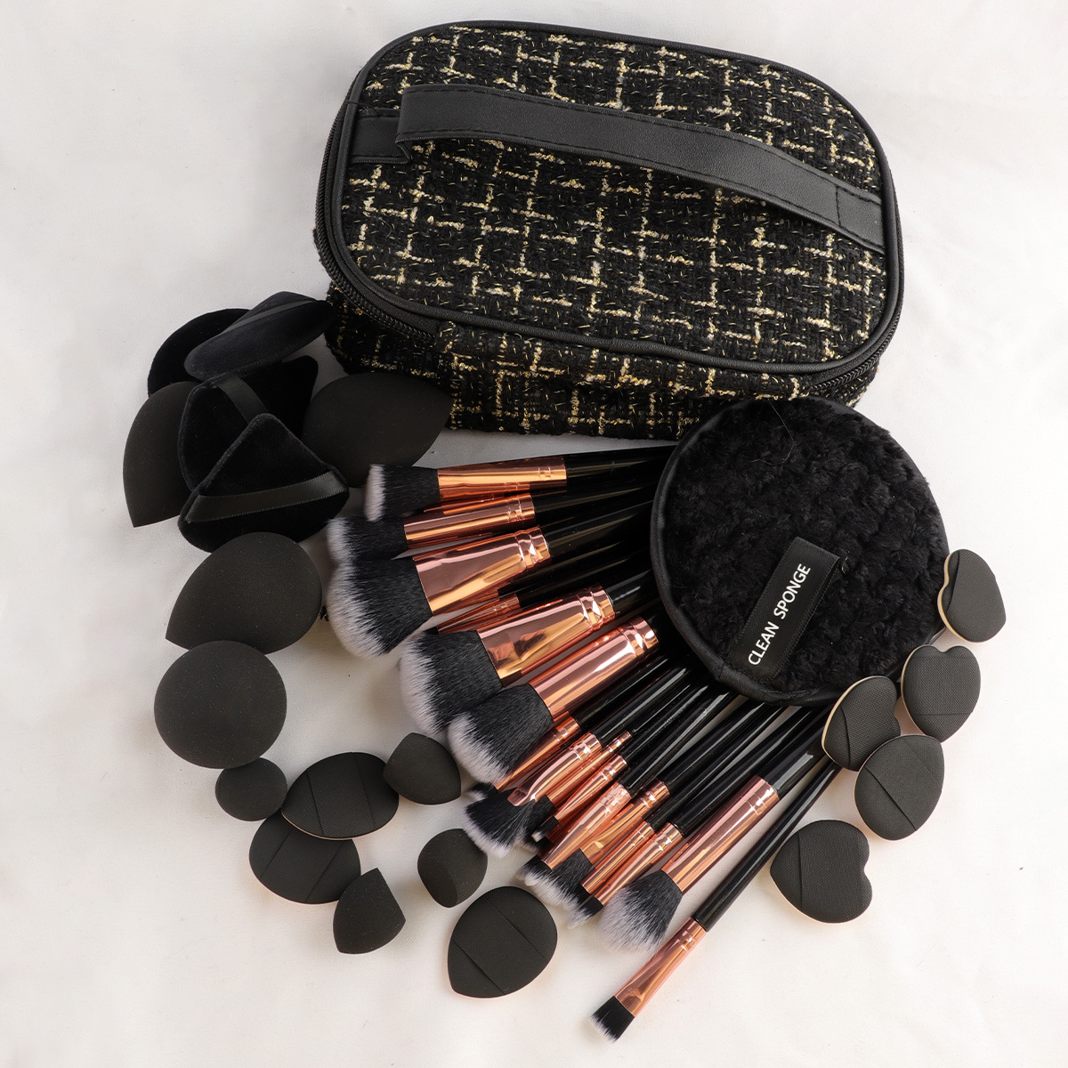 47 Sets Of Beauty Tools Combination Cosmetic Bag Makeup Brush Suit - Image 5