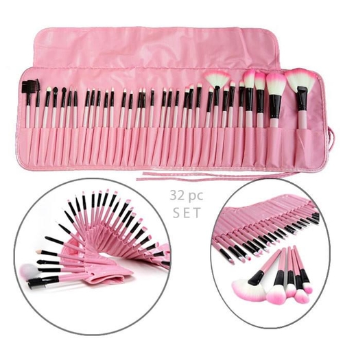 Sculptor 32 Piece High Quality Wooden Makeup Brush Set - Image 6