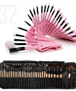 Sculptor 32 Piece High Quality Wooden Makeup Brush Set