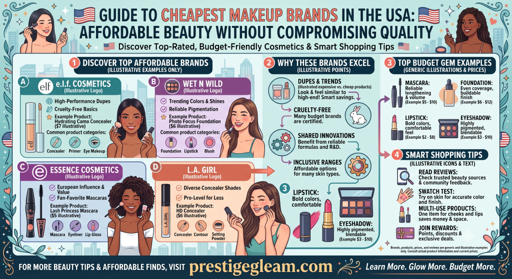 cheapest makeup brands