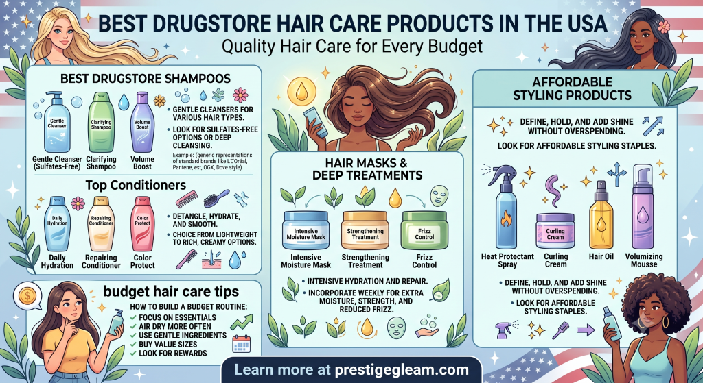 best drugstore hair care products