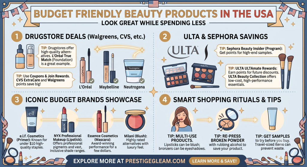 budget friendly beauty products