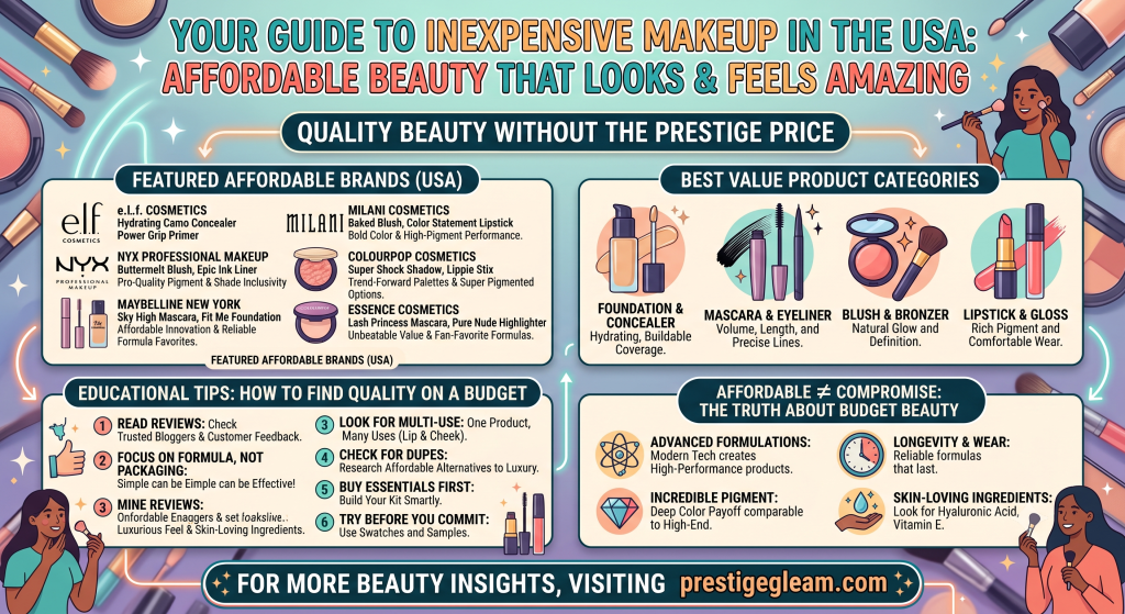inexpensive makeup brands