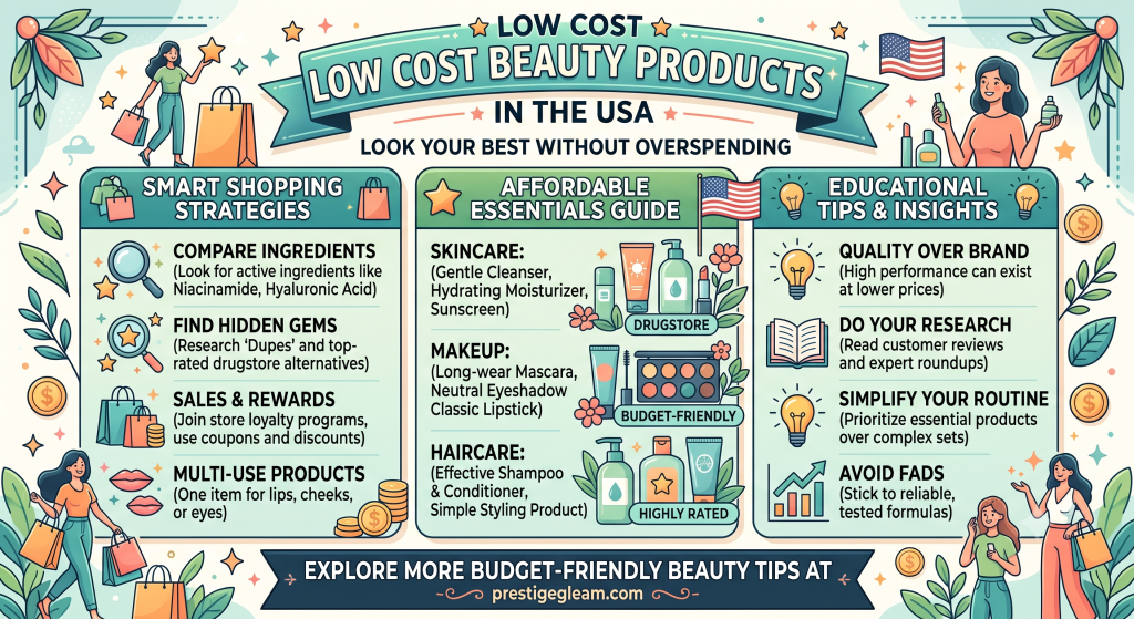 low cost beauty products