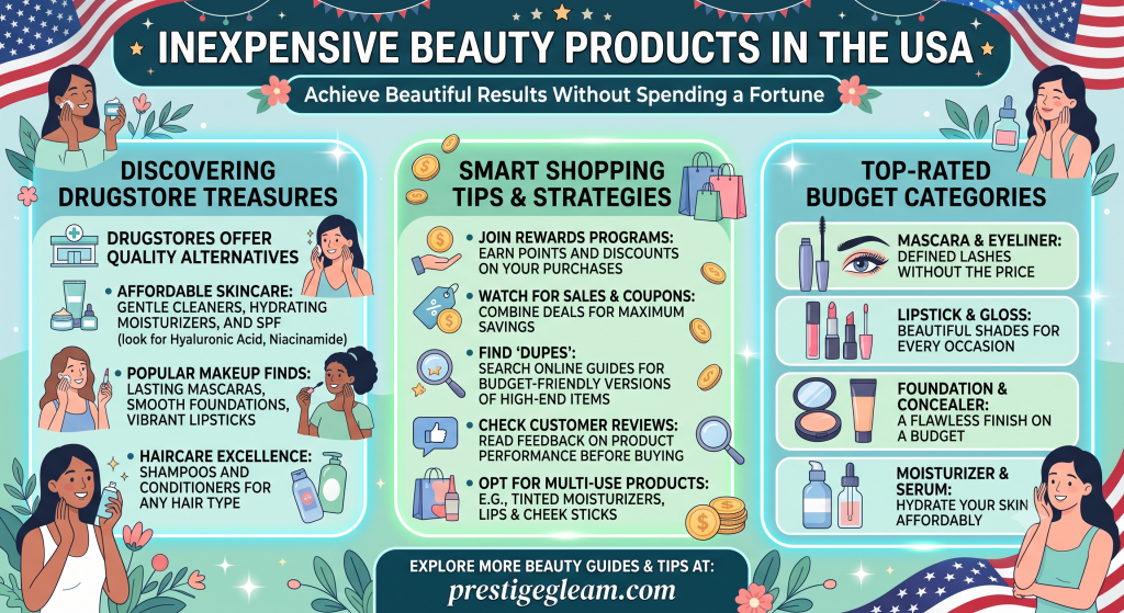 inexpensive beauty products
