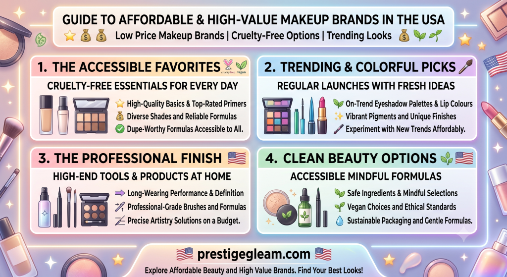 low price makeup brands