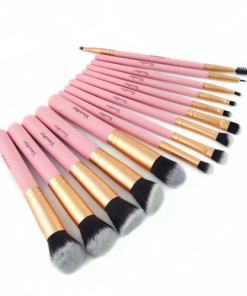 14pcs Pink Makeup Brushes Kit