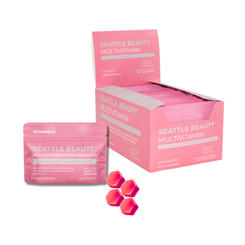 Multivitamin Gummy with Angelica Strawberry 12-Pack - Image 3