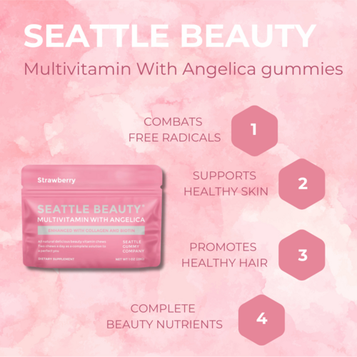 Multivitamin Gummy with Angelica Strawberry 12-Pack - Image 4