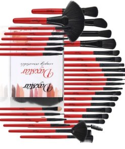 32 pieces concealer eyeshadow makeup brush set with bag