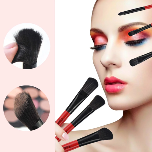 32 pieces concealer eyeshadow makeup brush set with bag - Image 3