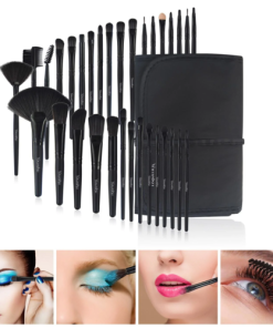 32pcs Facial Eye Shadow Eyeliner Foundation Makeup Brush Set