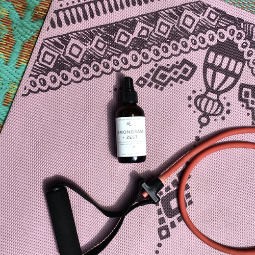 Lemongrass + Zest Organic Essential Oil Disinfectant Spray - Image 2