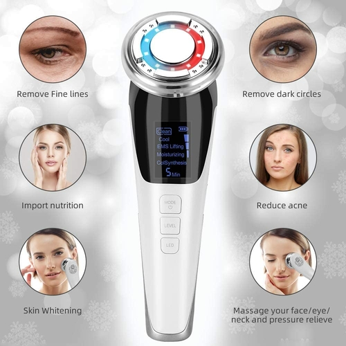 Facial Massager Ultrasonic Vibration Wrinkle Remover Anti-Ageing - Image 2