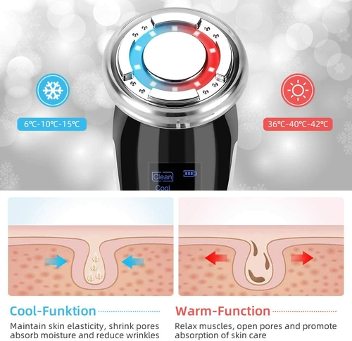 Facial Massager Ultrasonic Vibration Wrinkle Remover Anti-Ageing - Image 3