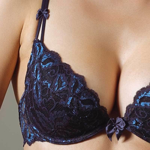 Lace Plunge Push-up Bra Lavinia Dare Me Powder Pink - Image 2
