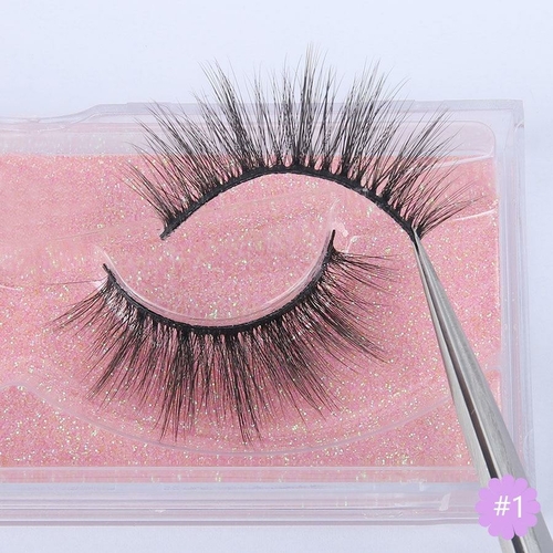 Faux 3D Mink Eyelashes Dramatic Lashes Makeup Wispy Mink Lashes - Image 4