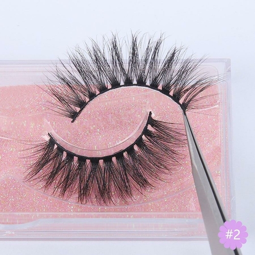 Faux 3D Mink Eyelashes Dramatic Lashes Makeup Wispy Mink Lashes - Image 12