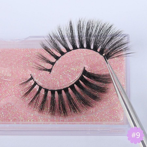 Faux 3D Mink Eyelashes Dramatic Lashes Makeup Wispy Mink Lashes - Image 3