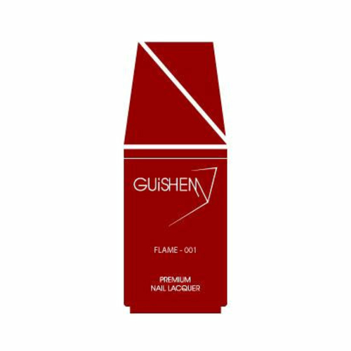 Premium Nail Lacquer, FLAME - 001, TRUE RED CRÈME NAIL POLISH - Image 5