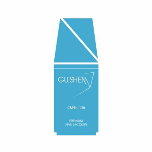 Premium Nail Lacquer, CAPRI - 120, SKY BLUE CRÈME NAIL POLISH - Image 5