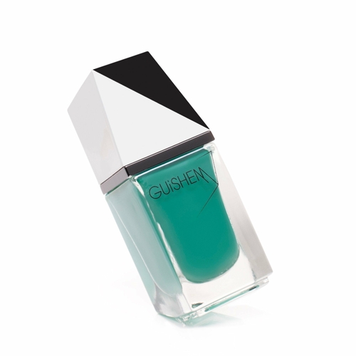 Premium Nail Lacquer, SHEVA - 179, DEEP TURQUOISE CRÈME NAIL POLISH - Image 2