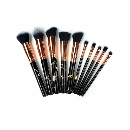 La Canica 10 In 1 Makeup Brush Set With Travel Friendly Container - Image 3