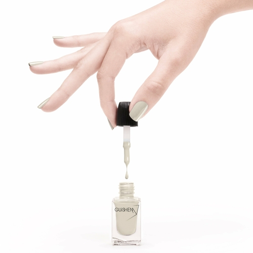 Premium Nail Lacquer, CRÈME BRULEE - 300, PALE BEIGE CRÈME NAIL POLISH - Image 3