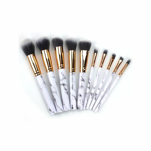 La Canica 10 In 1 Makeup Brush Set With Travel Friendly Container - Image 4