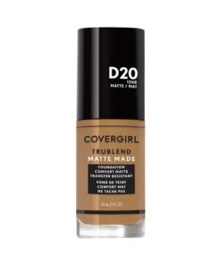 COVERGIRL TruBlend Matte Made Liquid Foundation, True Caramel D20