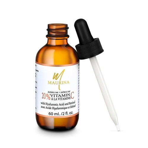Face Serum - 20% Vitamin C Serum With Hyaluronic Acid And Retinol - Image 7