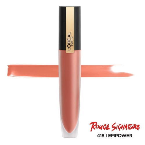 L'Oreal Paris Makeup Rouge Signature Matte Lip Stain, I Empower - Image 2