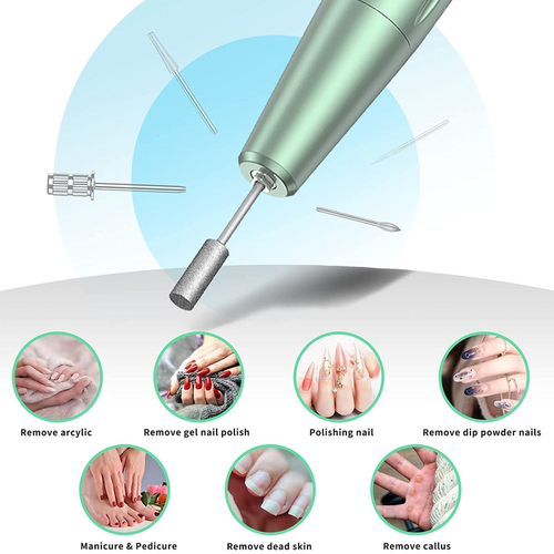 Portable Nail Drill Pen Polisher Rechargeable Electric Nail Drill - Image 3